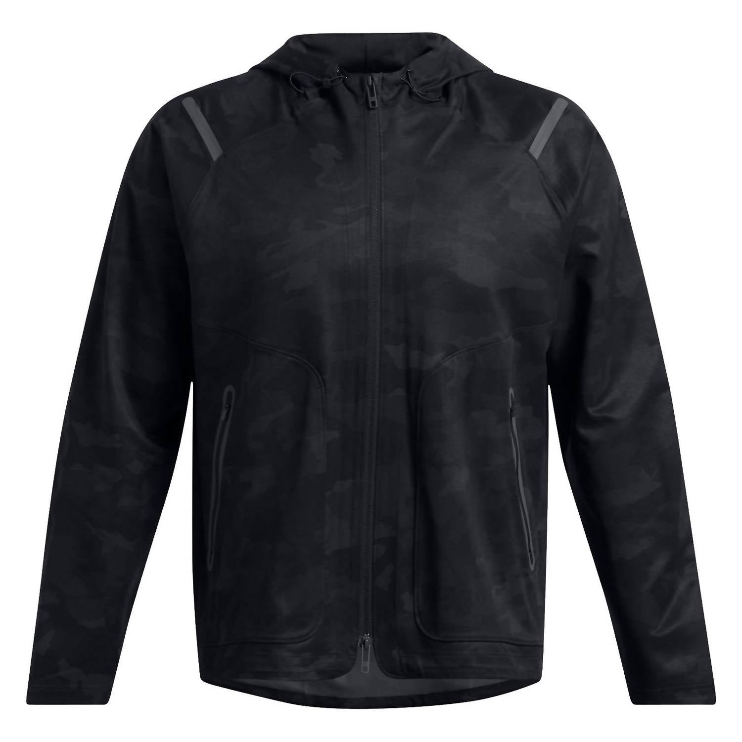 Unstoppable Hoodie Jacket In Camo Black
