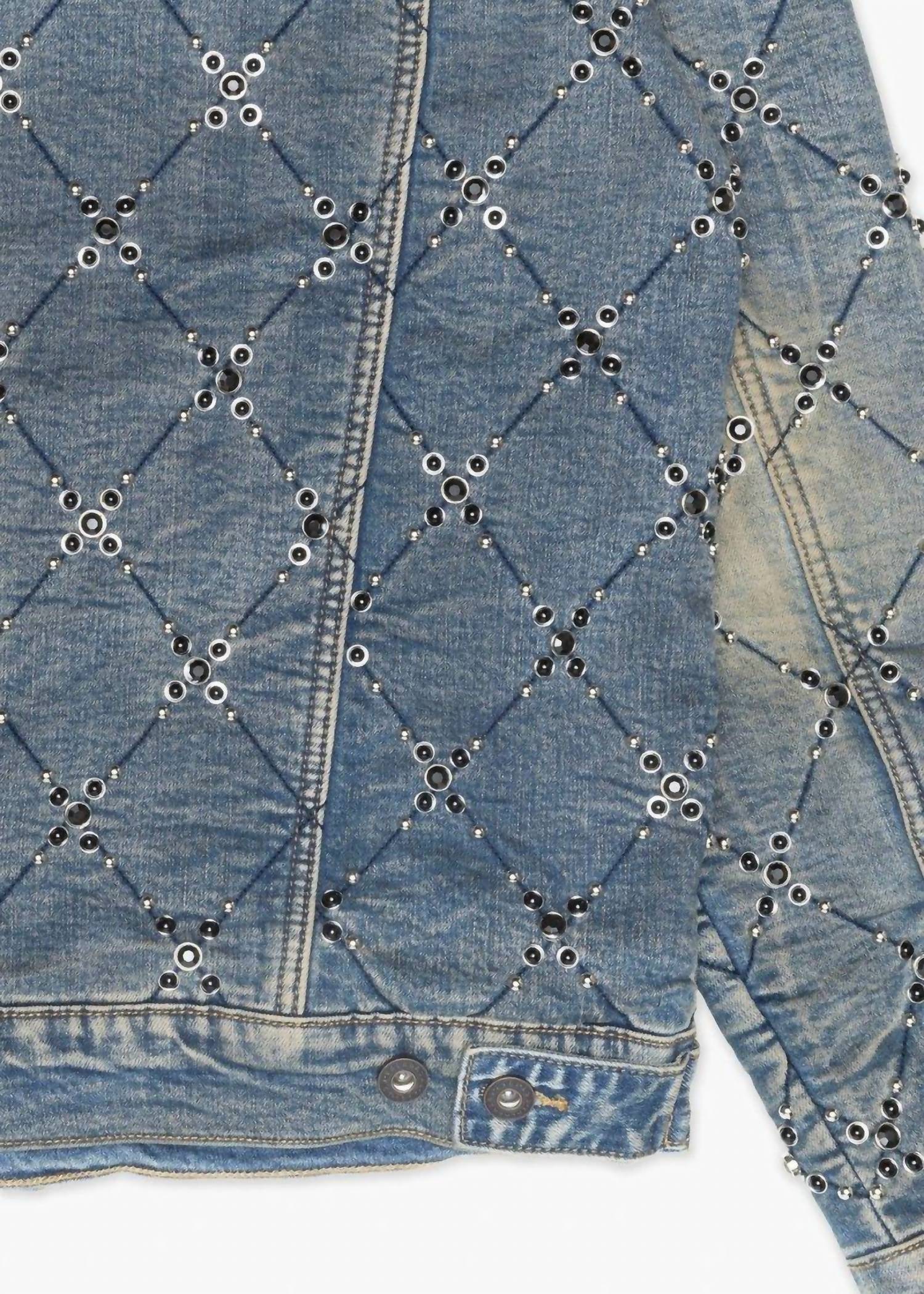 Women's Optimus Denim Jacket In Dark Vintage Blue