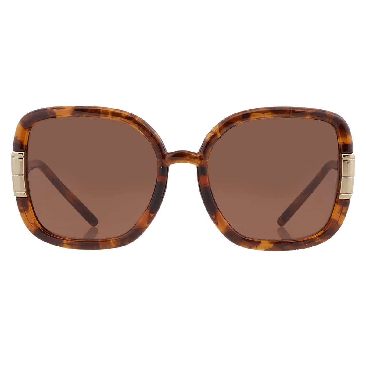 Tory Burch Solid Brown Square Ladies Sunglasses TY9063U 151973 56