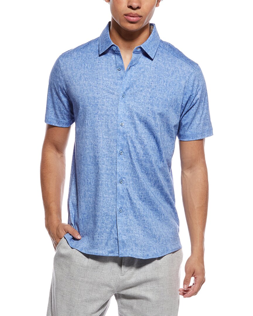Raffi Distressed Button Shirt