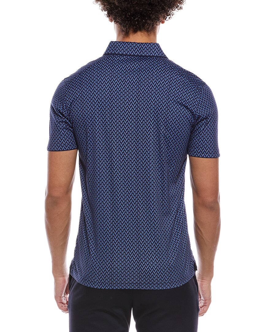 Raffi Jacquard Printed Polo Shirt