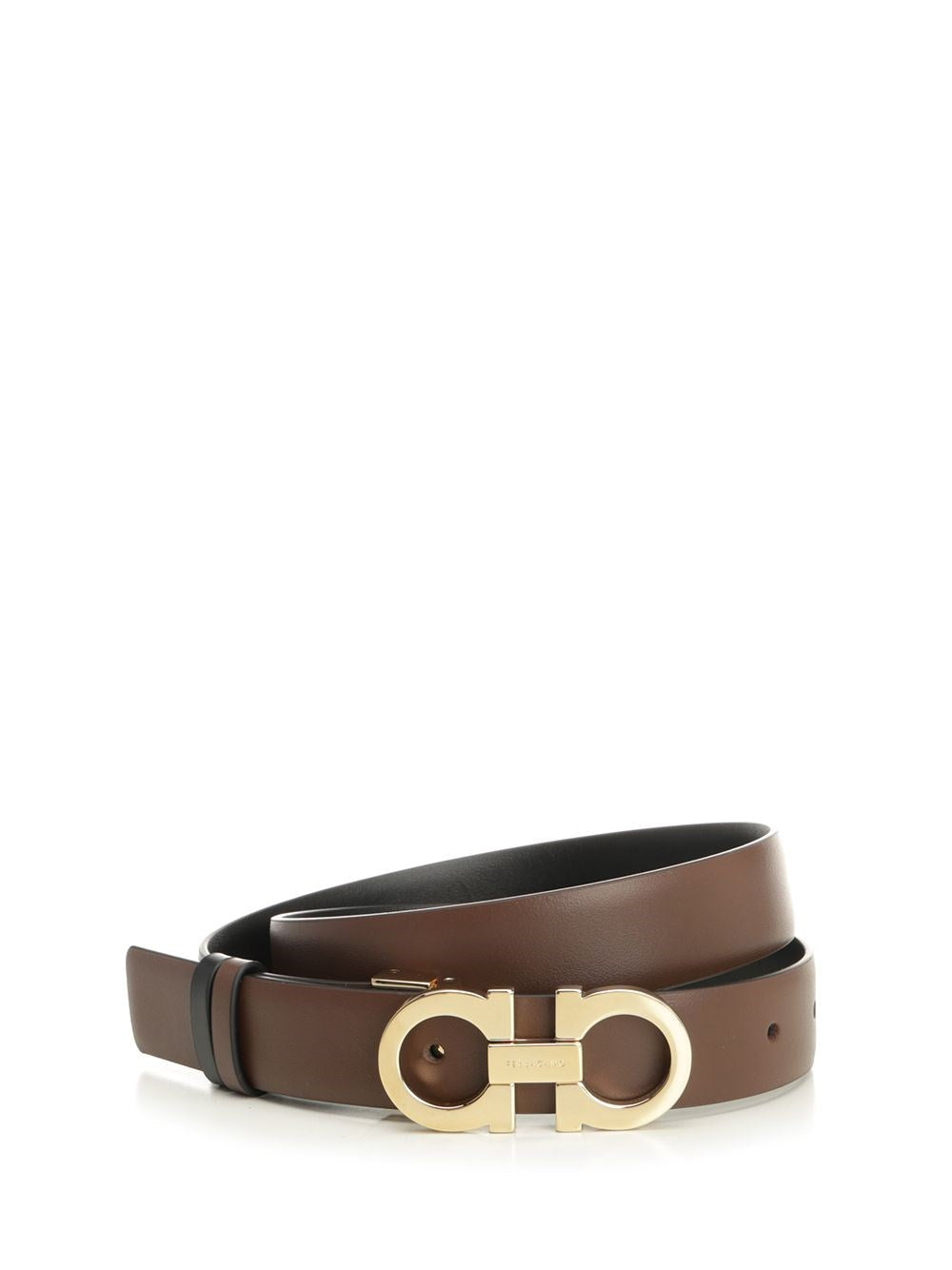 Ferragamo Women Reversible And Adjustable "Gancini" Belt