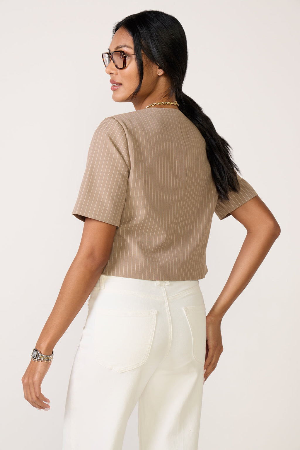 Women's Mel Pinstripe Blazer