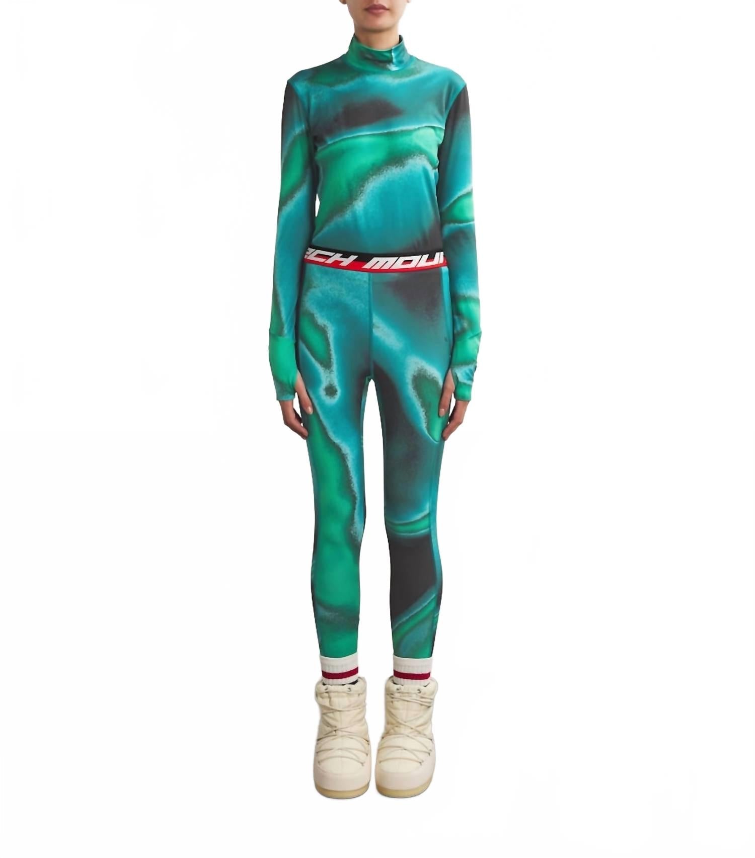 Next To Skin Ski Leggings In Ignition