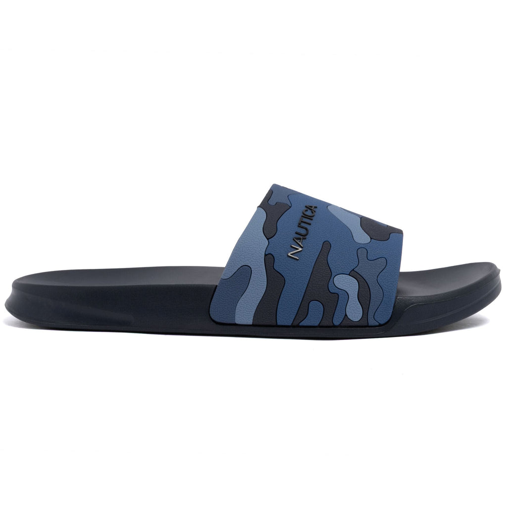 Nautica Mens Logo Slide Sandal