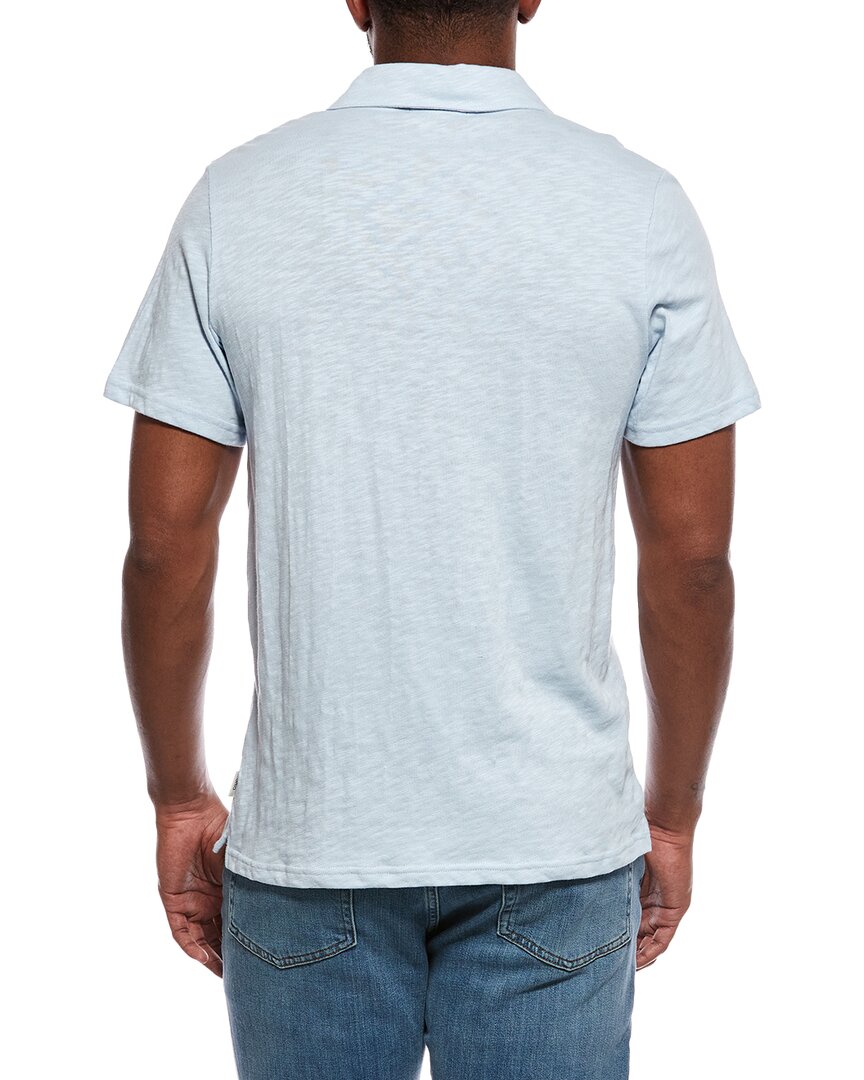 Onia Slub Short Sleeve Polo Shirt