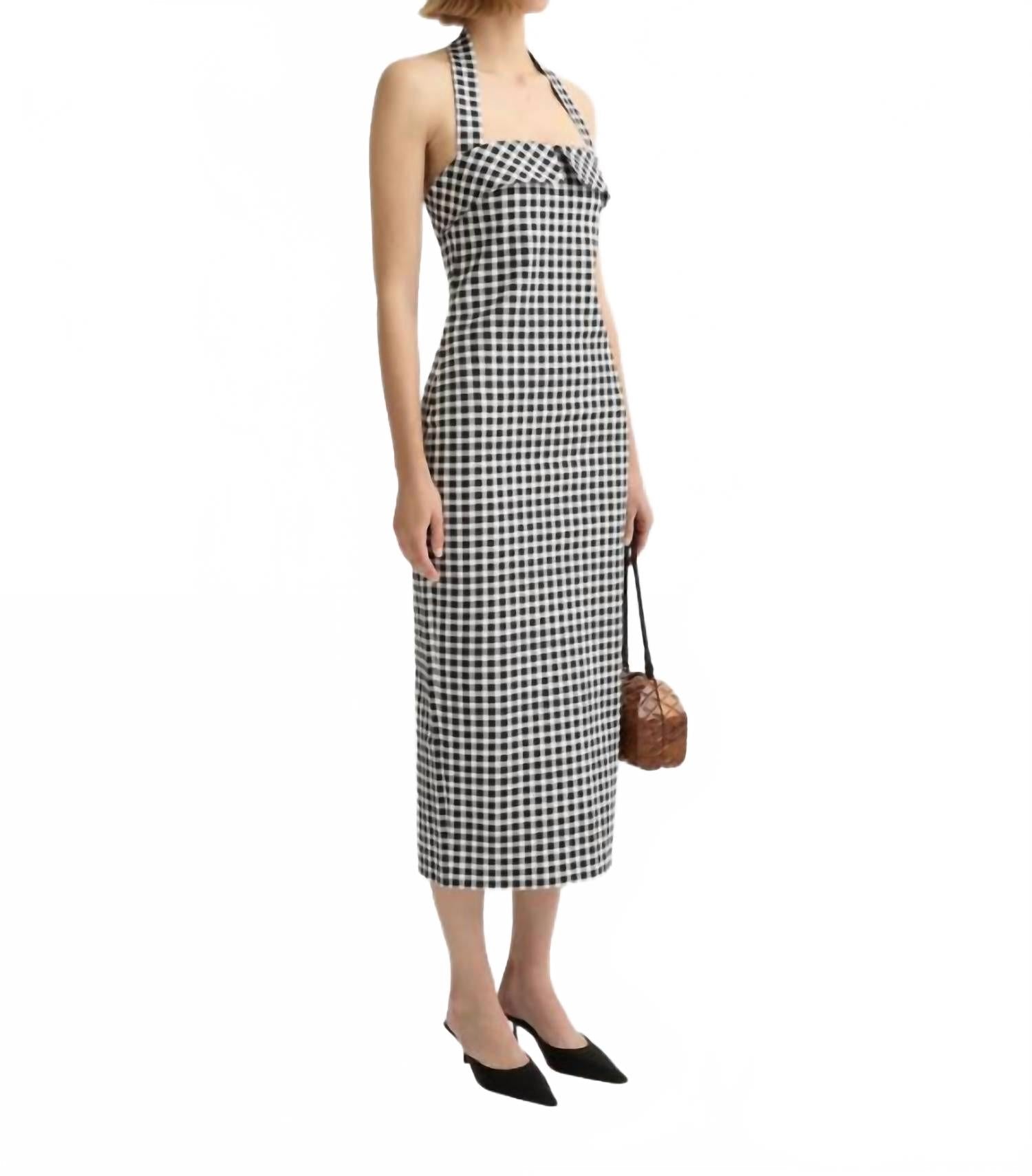 Chiara Dress In Black/ White