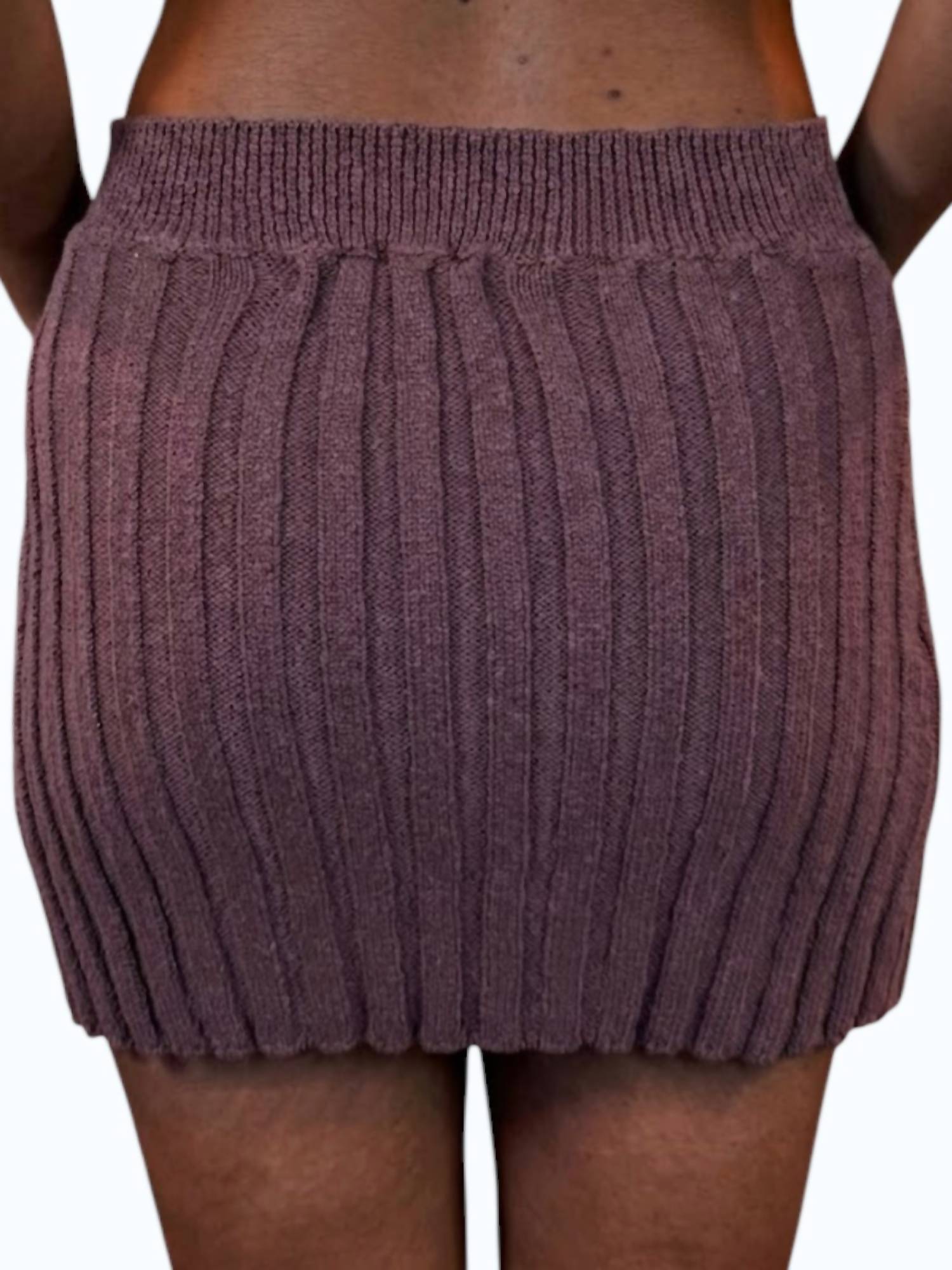 Iris Mini Skirt In Chocolate