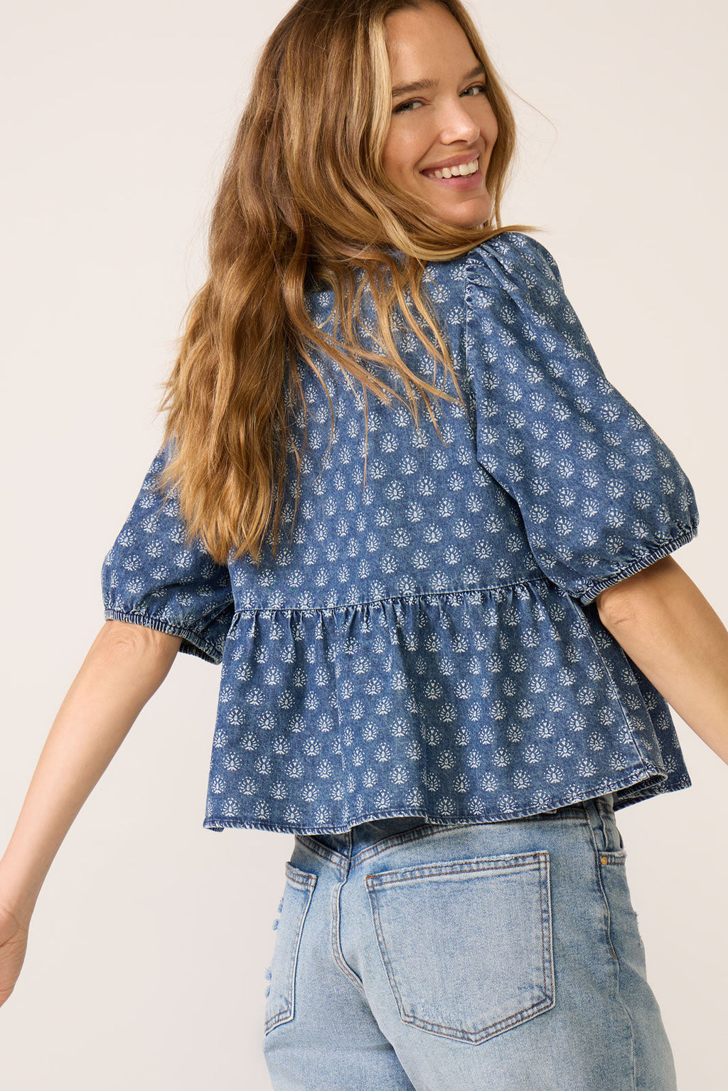Women's Lucille Tie Front Blouse