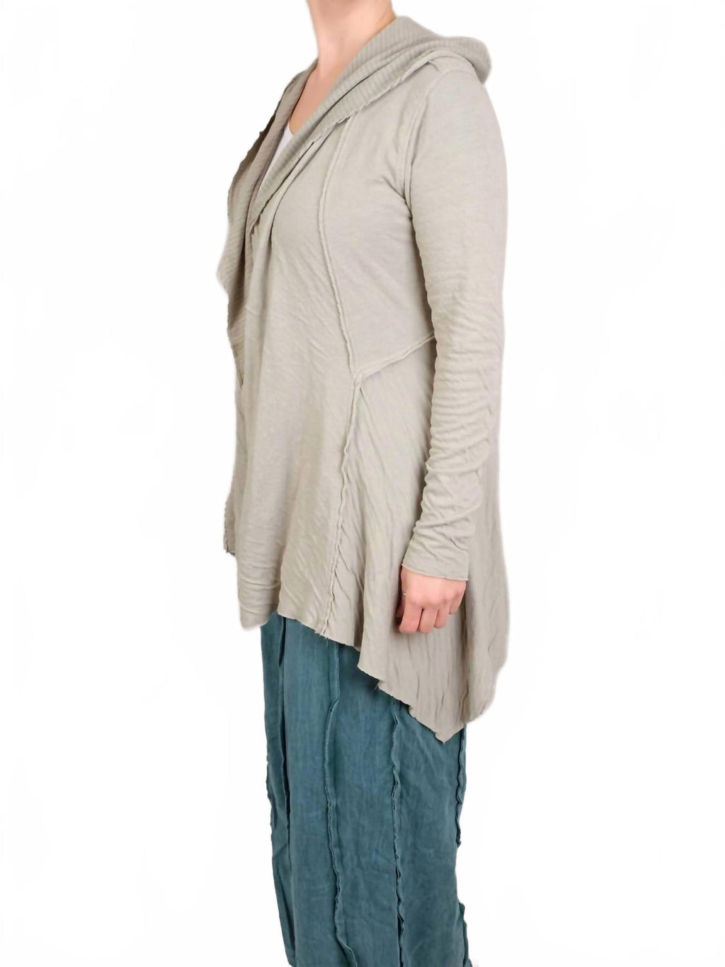 Hooded Jacket In Basalm Green