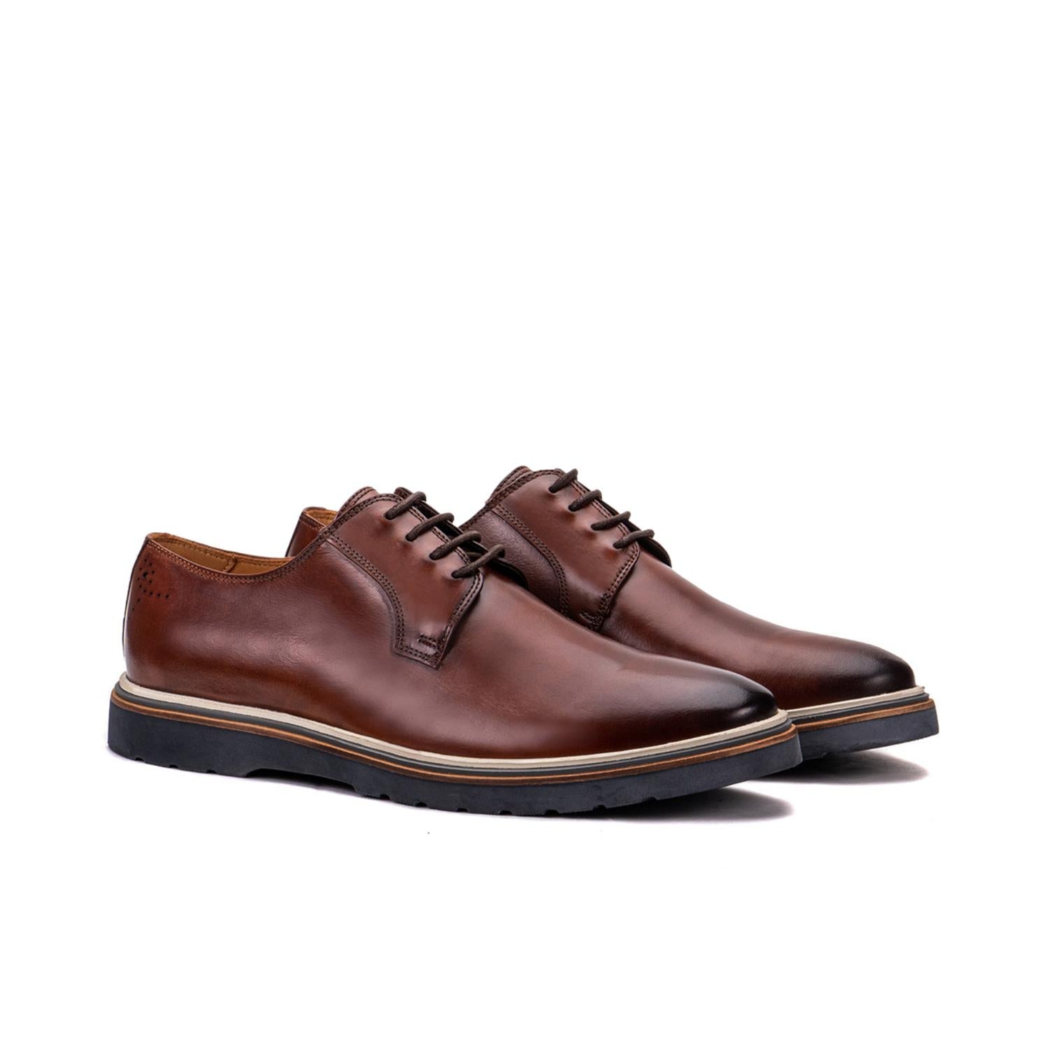 Men's Verona Derby Dress Shoe In Whiskey