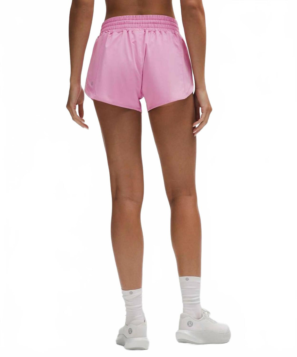 Hotty Hot High Rise Lined 2.5 Short In Pink Frosting