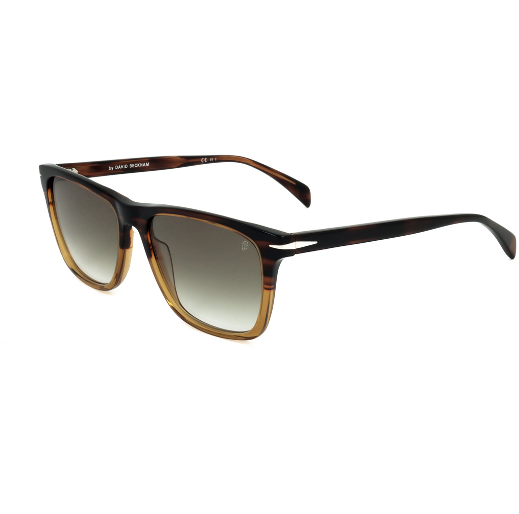 David Beckham Men's 55 mm Brown Sunglasses
