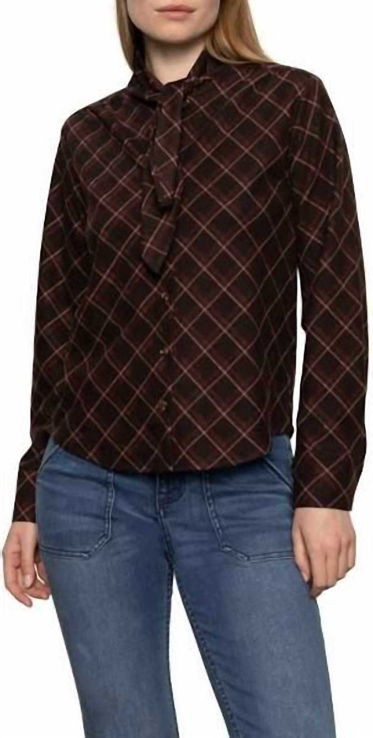 Autumn Bouse In Cocoa Plaid