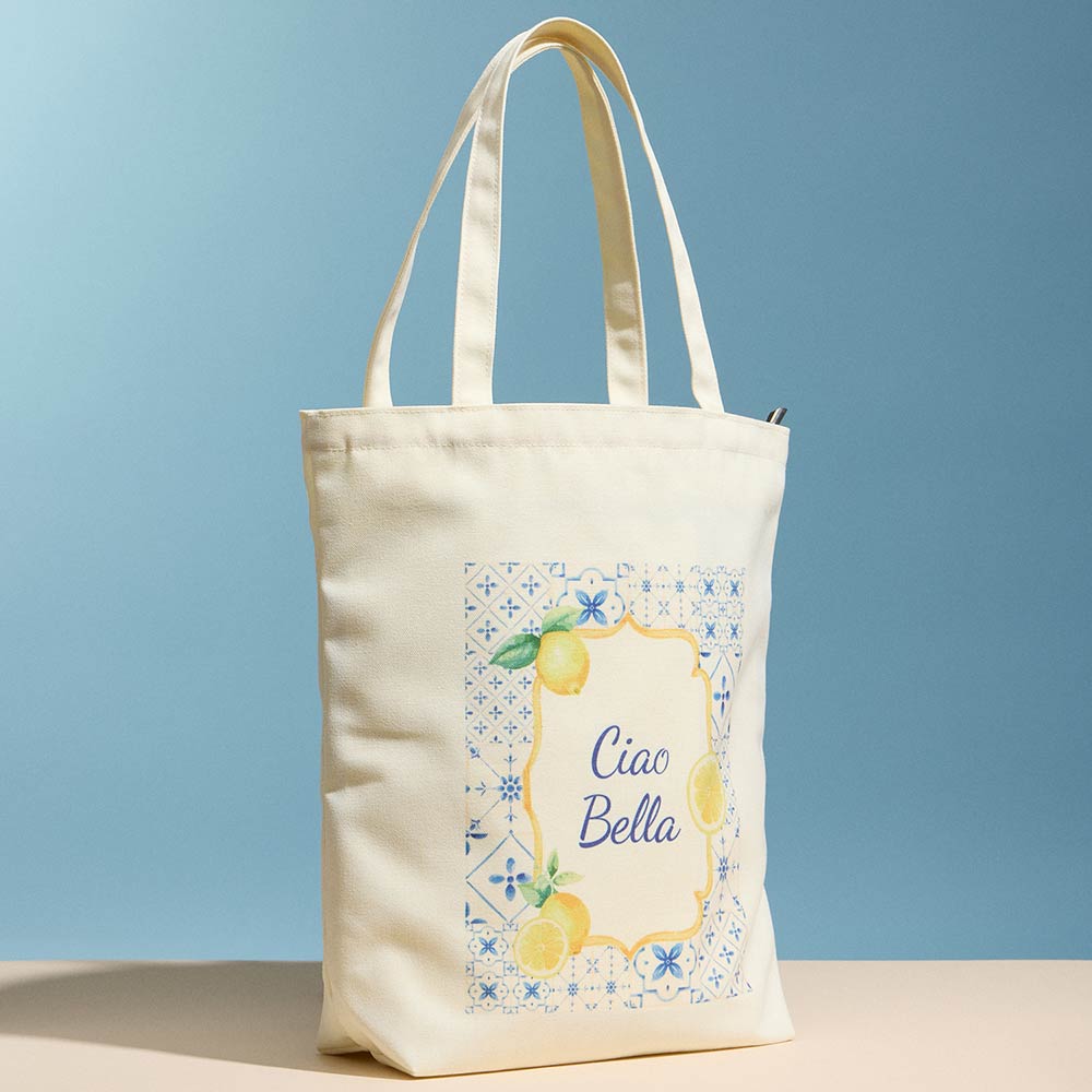 Ciao Bella Lemon Print Everyday Carry Tote Bag