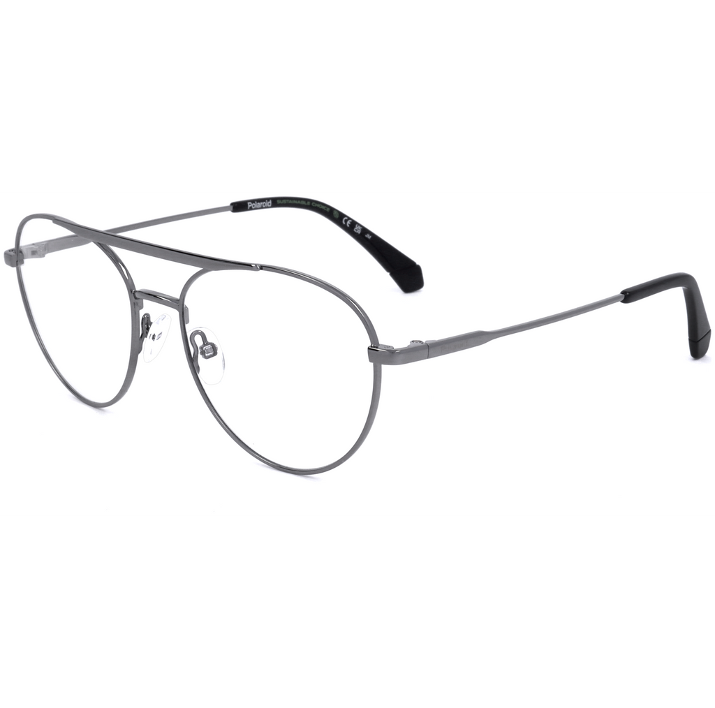 Polaroid Unisex 55 mm Grey Opticals