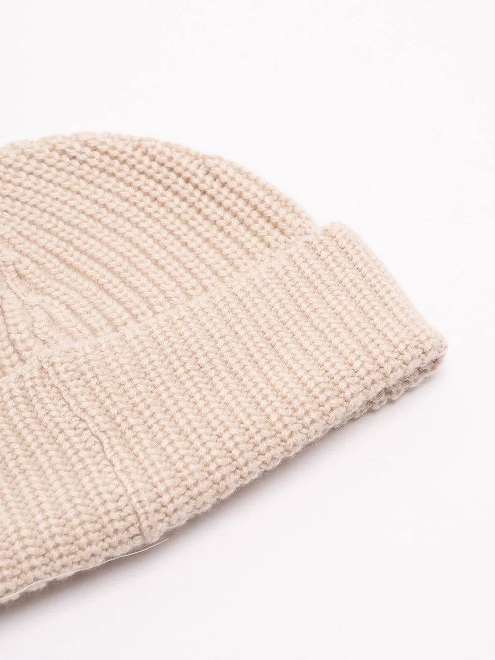 Brunello Cucinelli Men Cashmere English Rib Knit Beanie