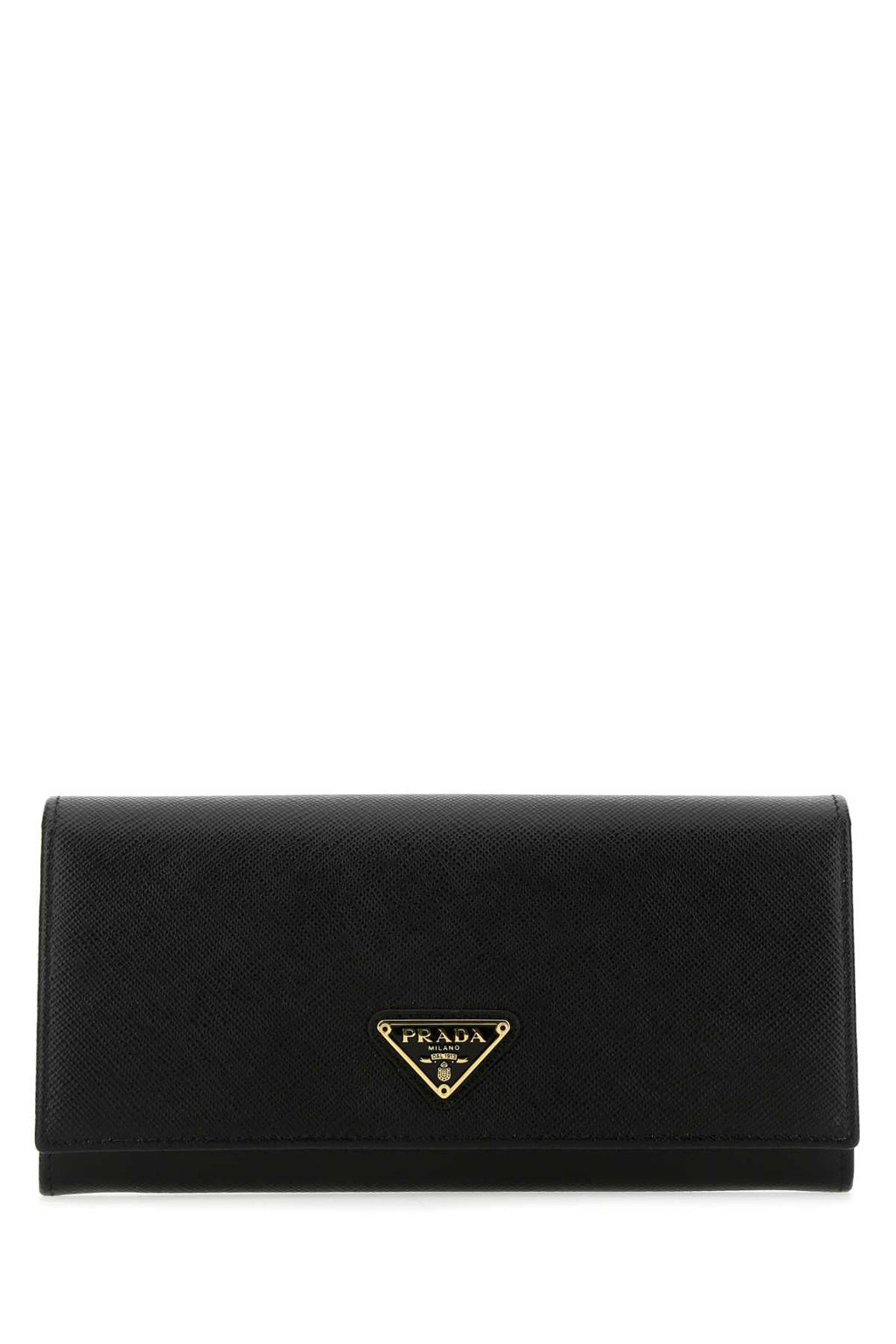Prada Women Black Leather Wallet