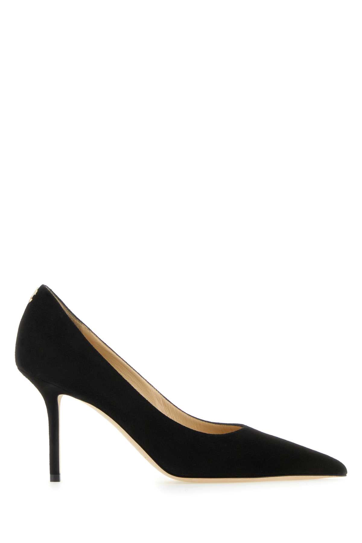 Jimmy Choo Women Black Suede Love 85 Pumps