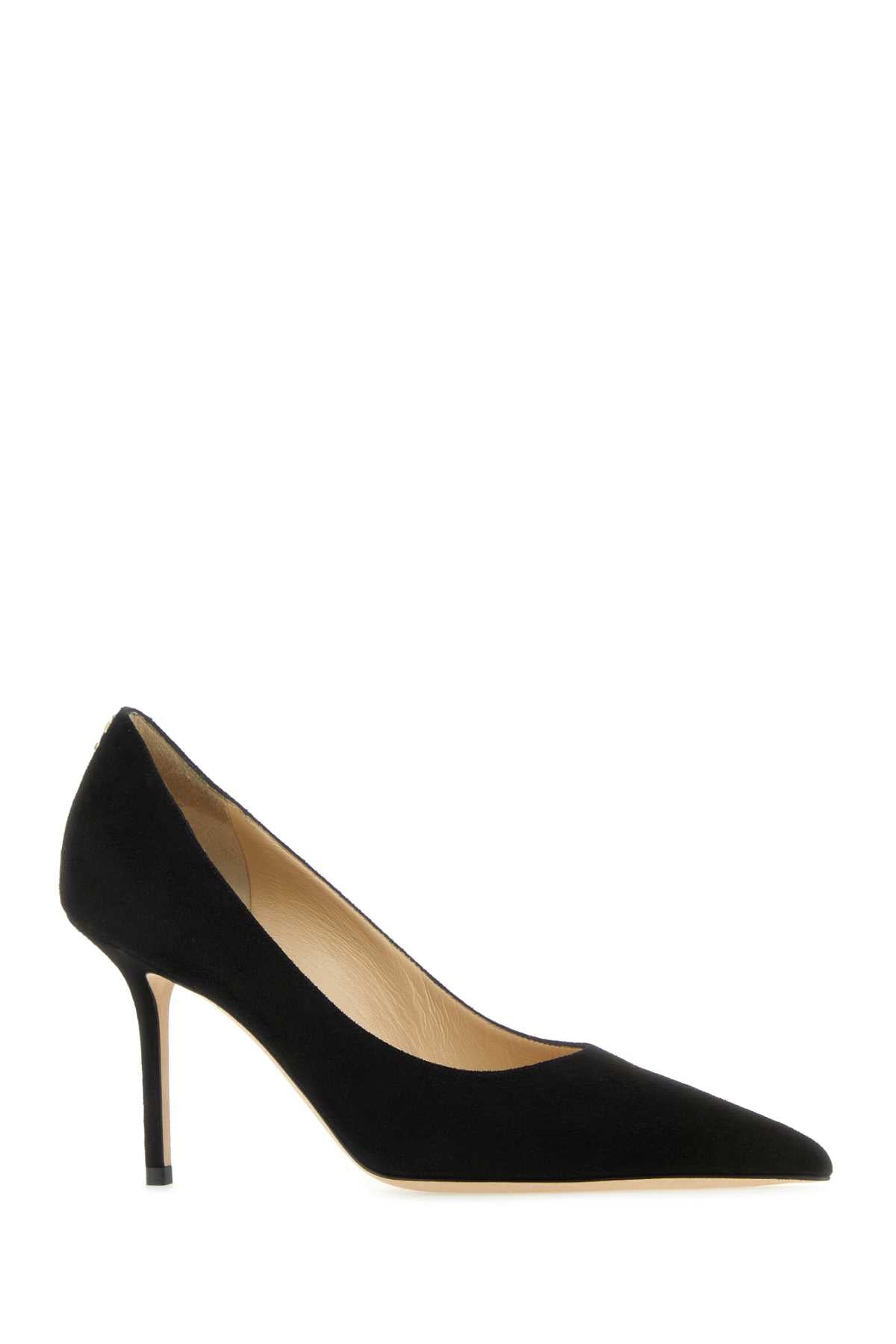 Jimmy Choo Women Black Suede Love 85 Pumps