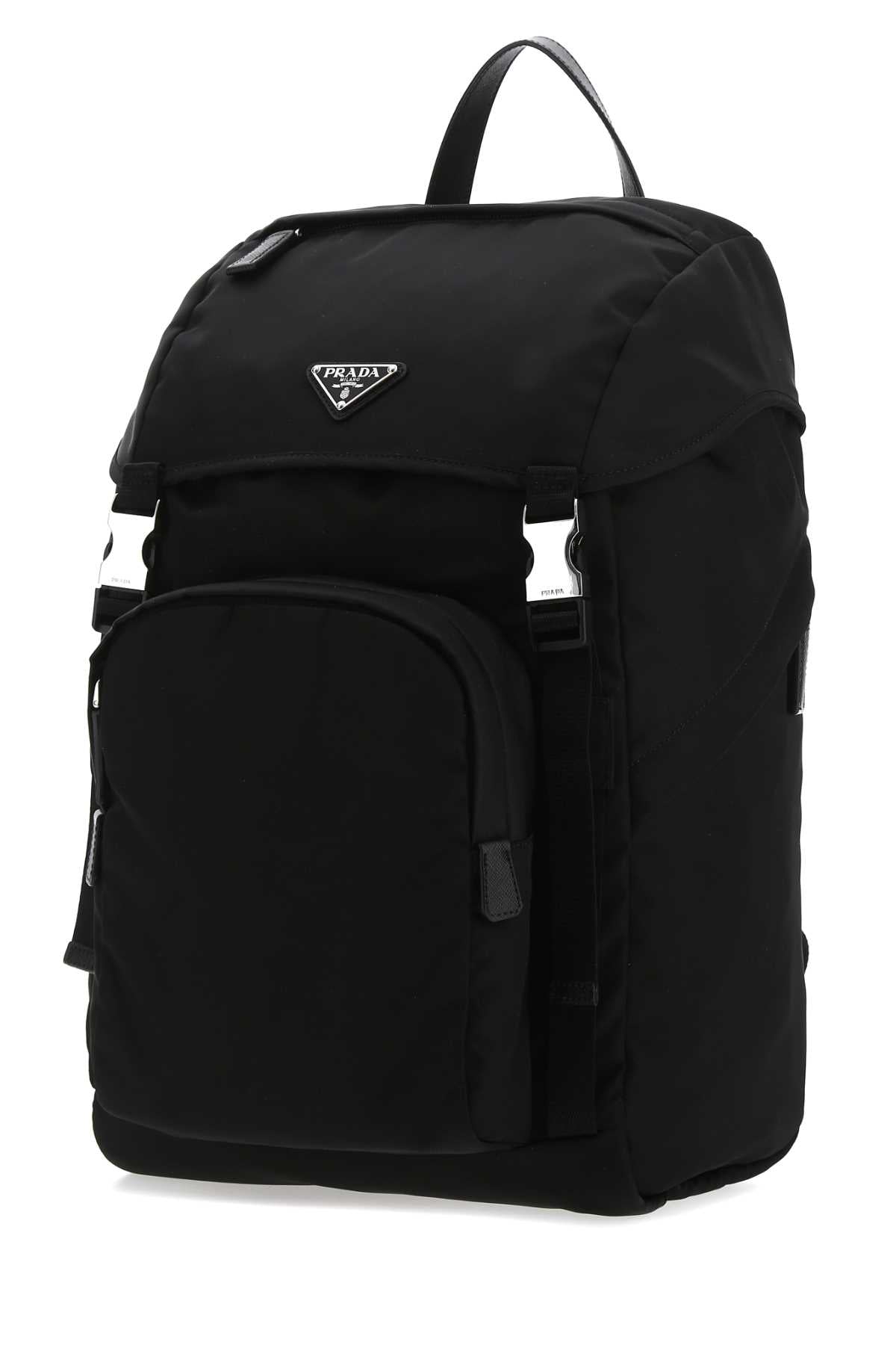 Prada Men Black Re-Nylon Backpack