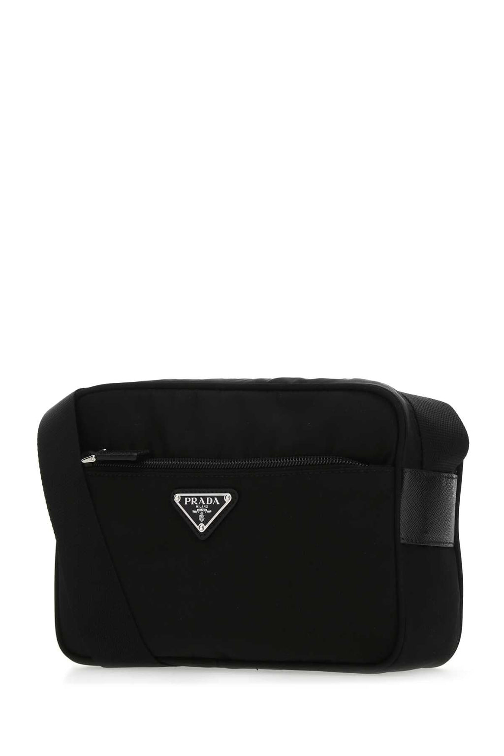 Prada Women Black Re-Nylon Crossbody Bag