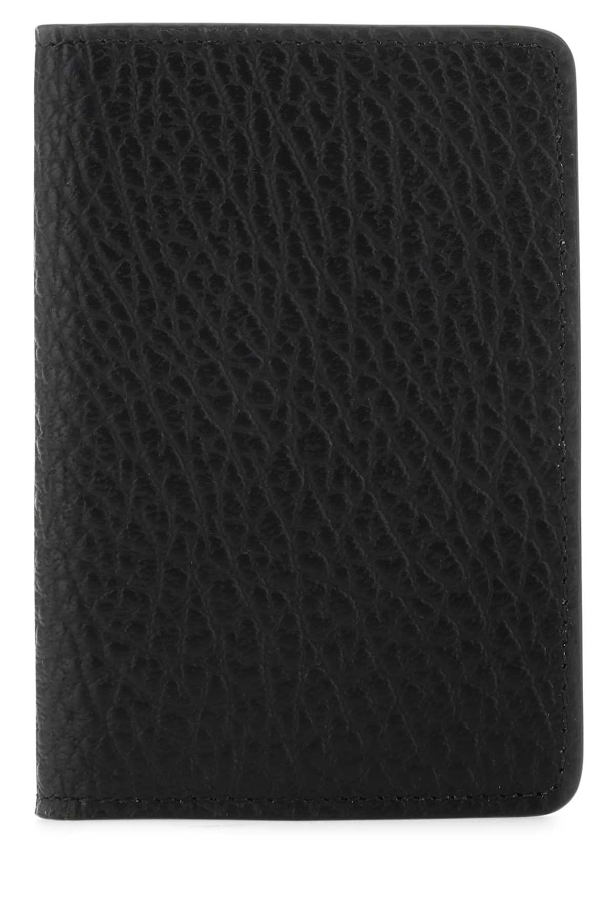 Maison Margiela Men Black Leather Wallet