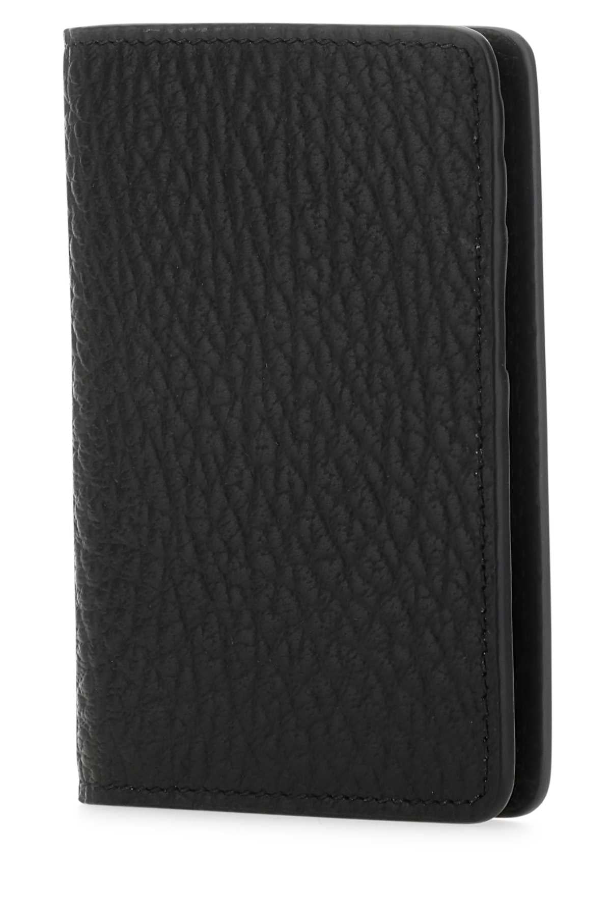 Maison Margiela Men Black Leather Wallet