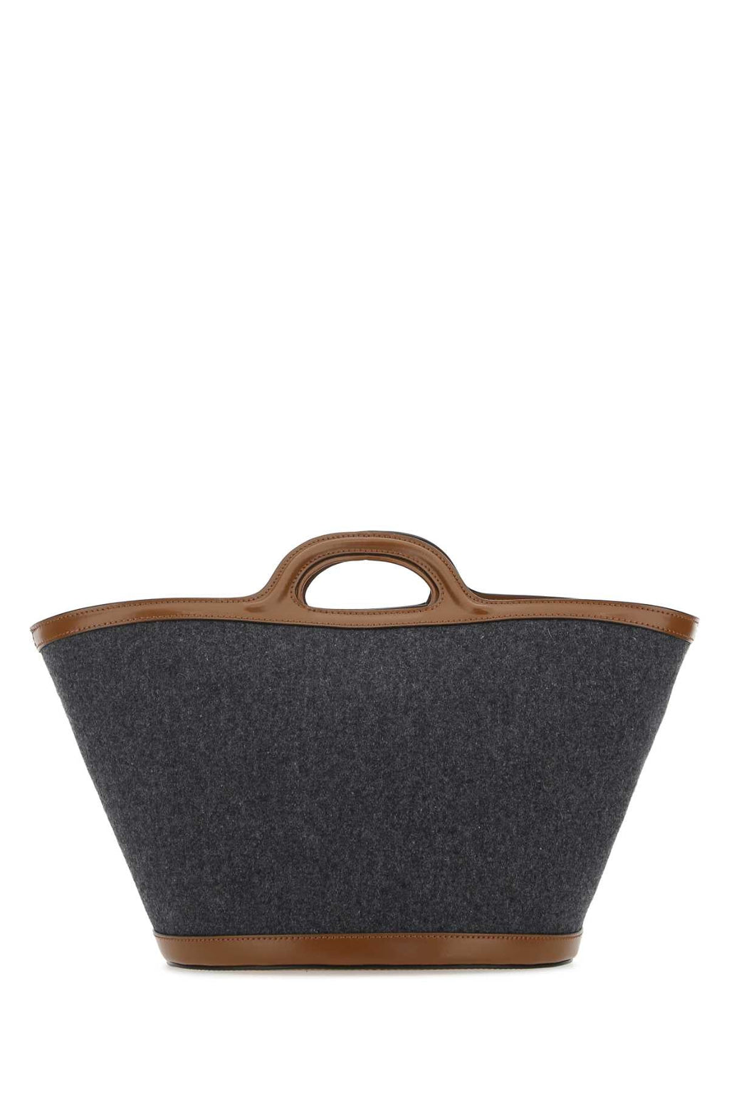 Marni Women Two-Tone Felt And Leather Small Tropicalia Summer Handbag