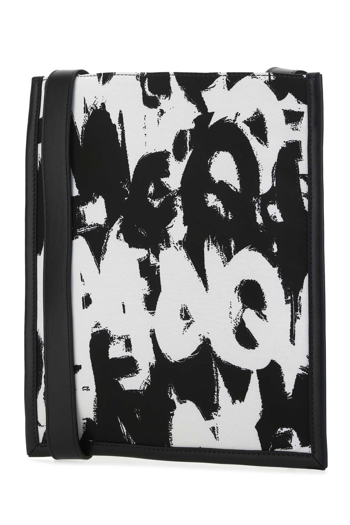Alexander Mcqueen Men Printed Nylon Crossbody Bag