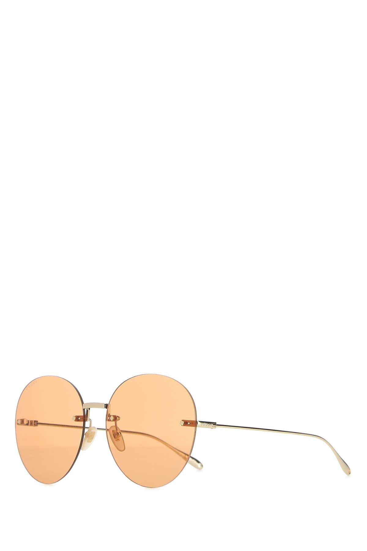 Gucci Women Gold Metal Sunglasses
