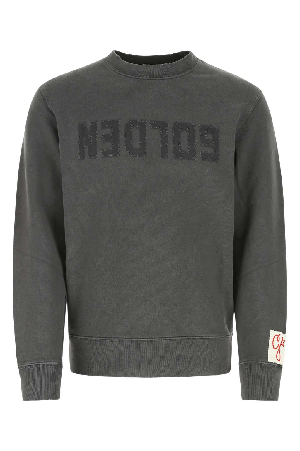 Golden Goose Deluxe Brand Men Dark Grey Cotton Sweatshirt