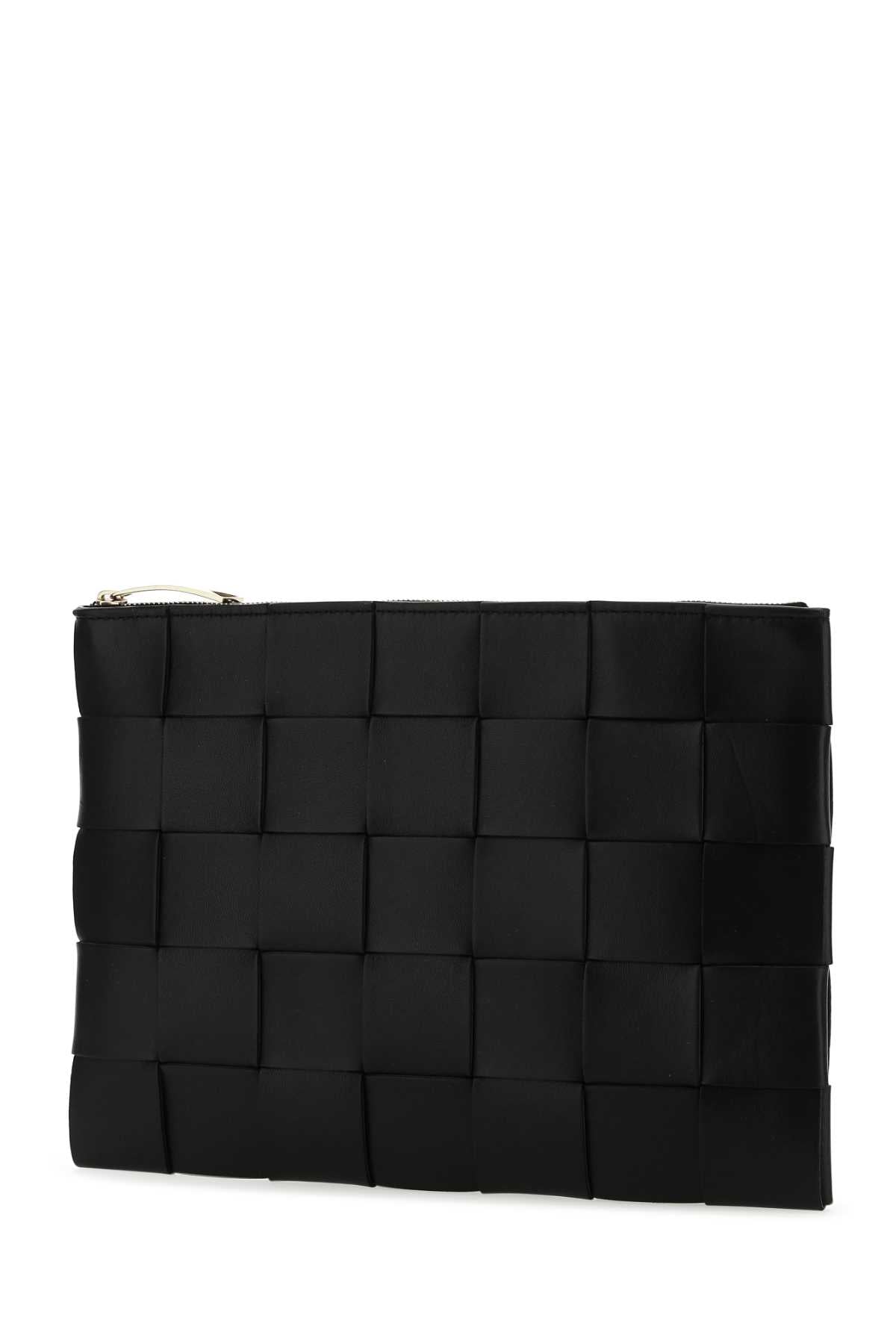 Bottega Veneta Women Black Nappa Leather Pouch