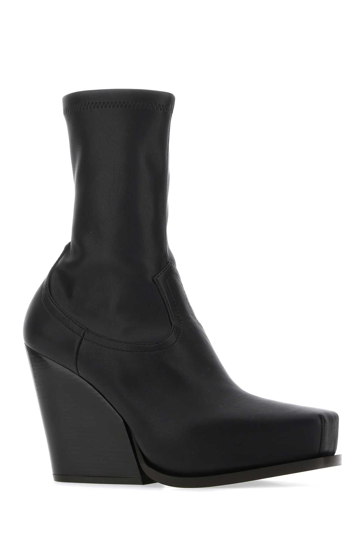 Stella Mccartney Women Black Alter Mat Cowboy Ankle Boots