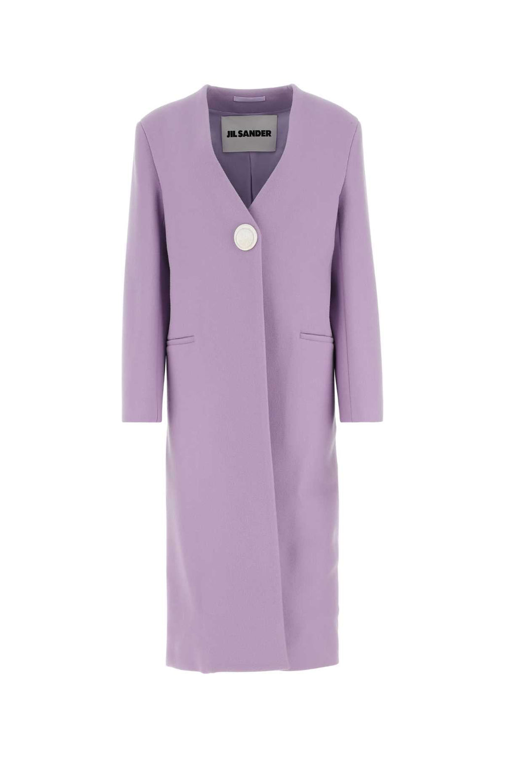 Jil Sander Women Lilac Cashmere Coat