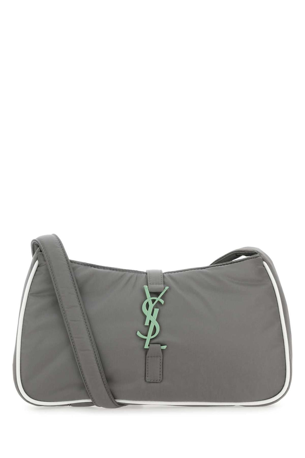 Saint Laurent Men Grey Econylâ® Le 5 Ã€ 7 Shoulder Bag