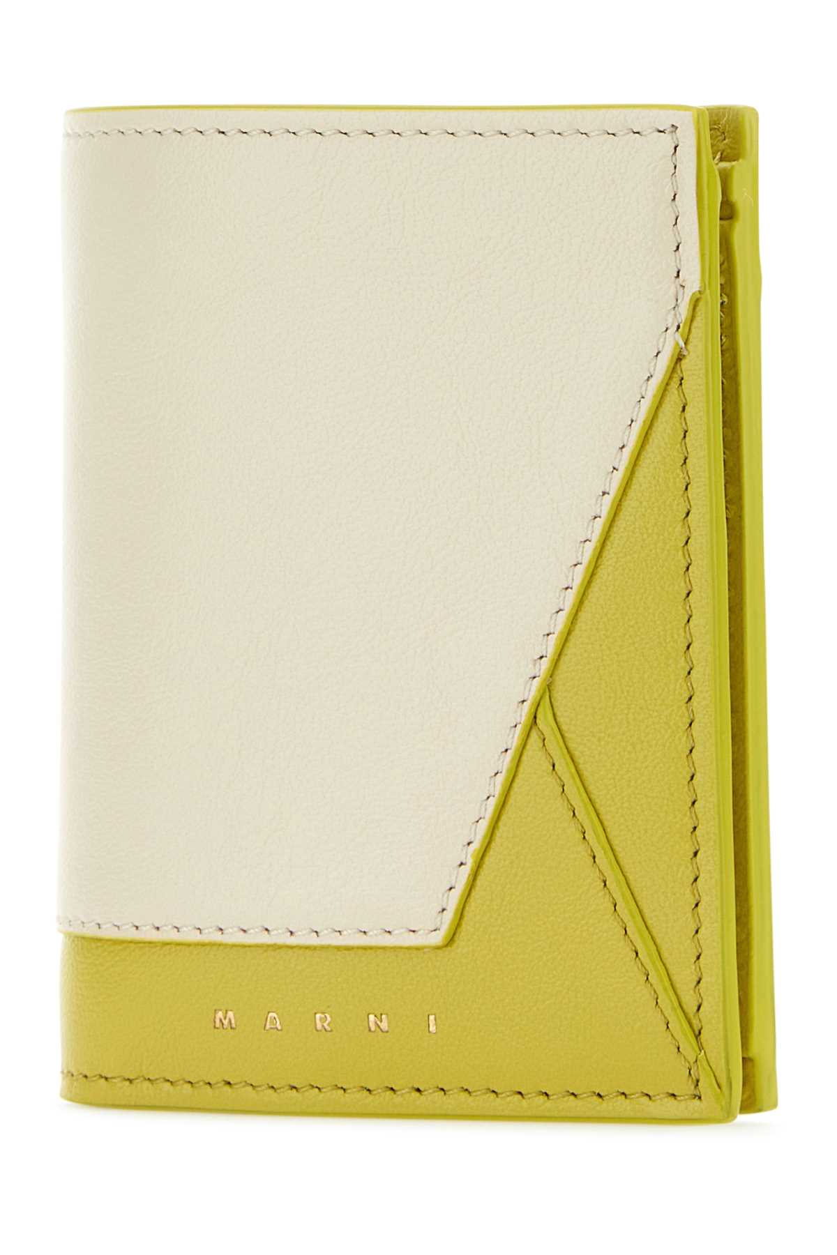 Marni Women Two-Tone Leather Wallet