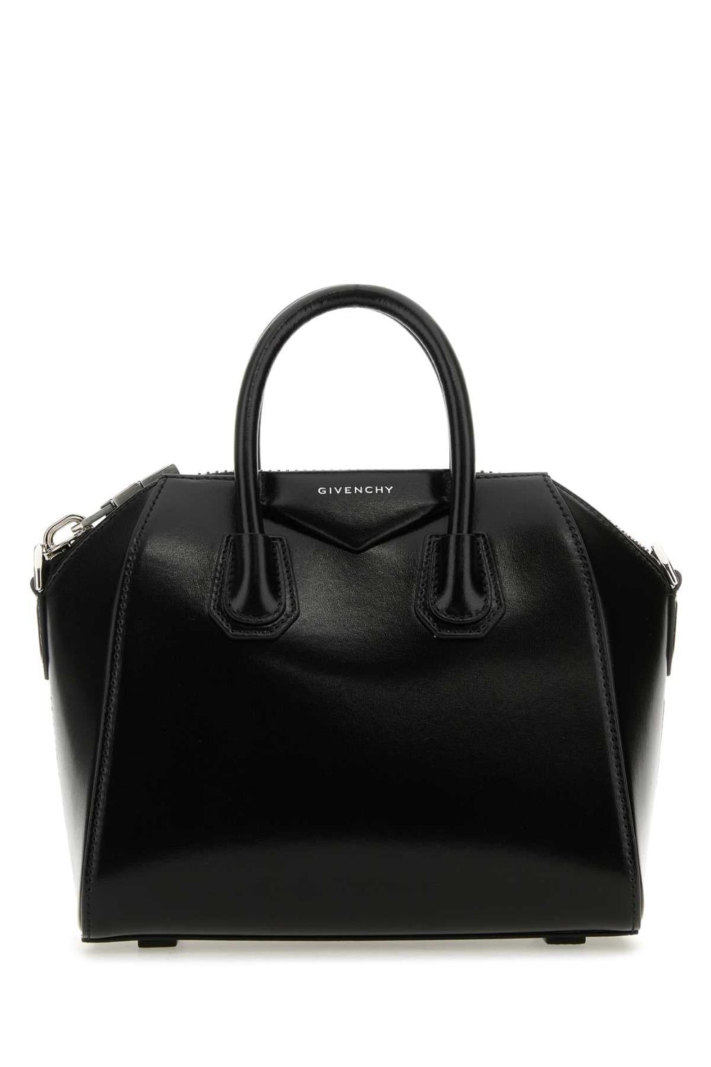 Givenchy Women Black Leather Mini Antigona Handbag