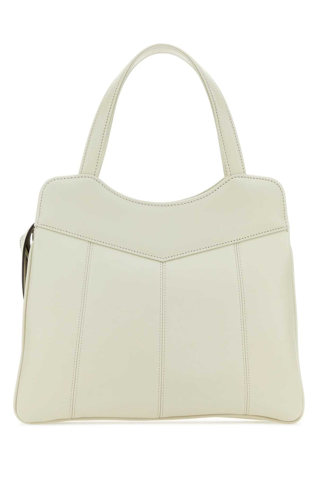 Gucci Women Chalk Leather Small Petite Gg Handbag