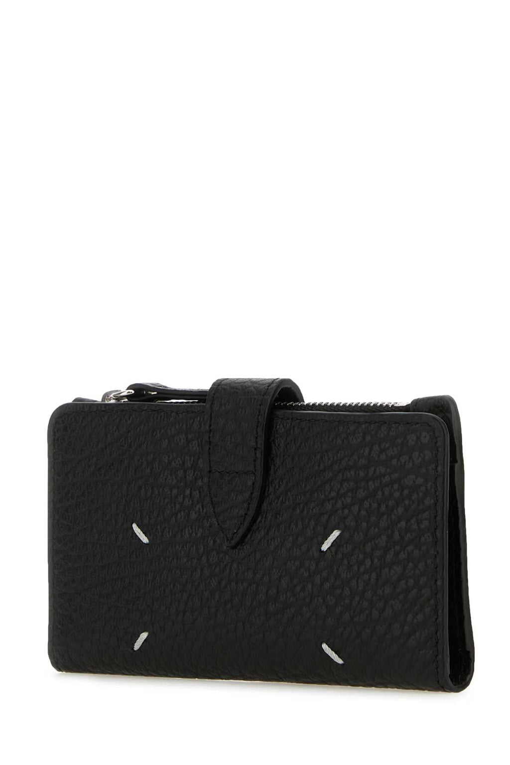 Maison Margiela Women Black Leather Wallet