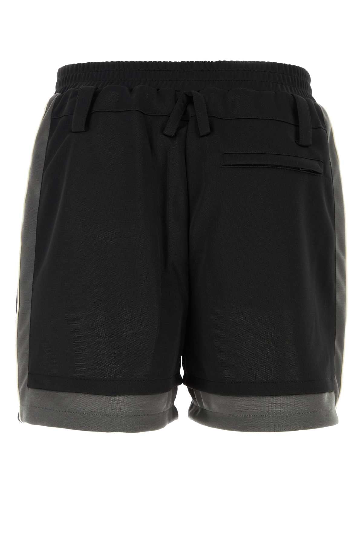 Ambush Men Black Polyester Bermuda Shorts