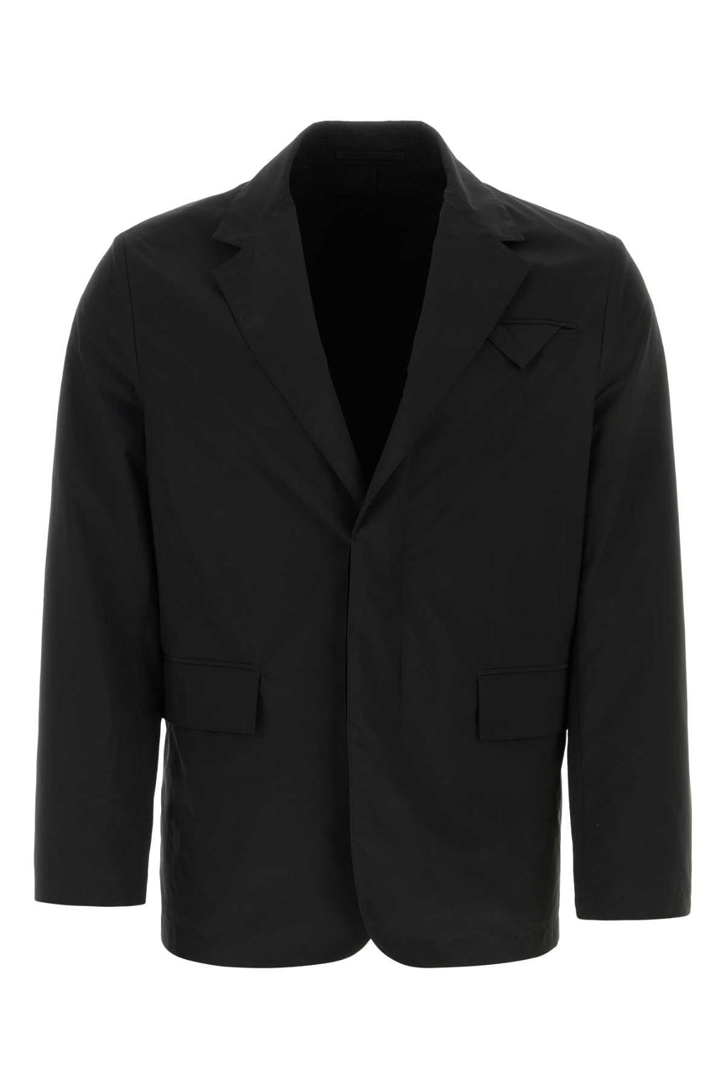Prada Men Black Polyester And Nylon Blazer