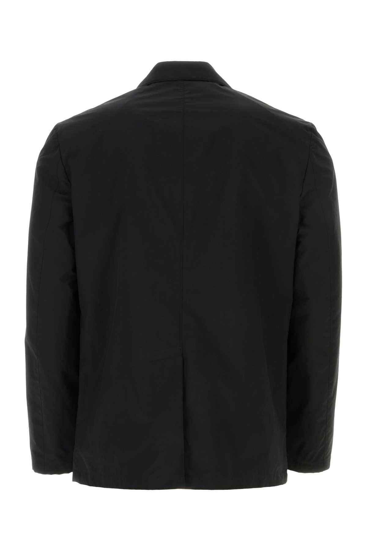 Prada Men Black Polyester And Nylon Blazer