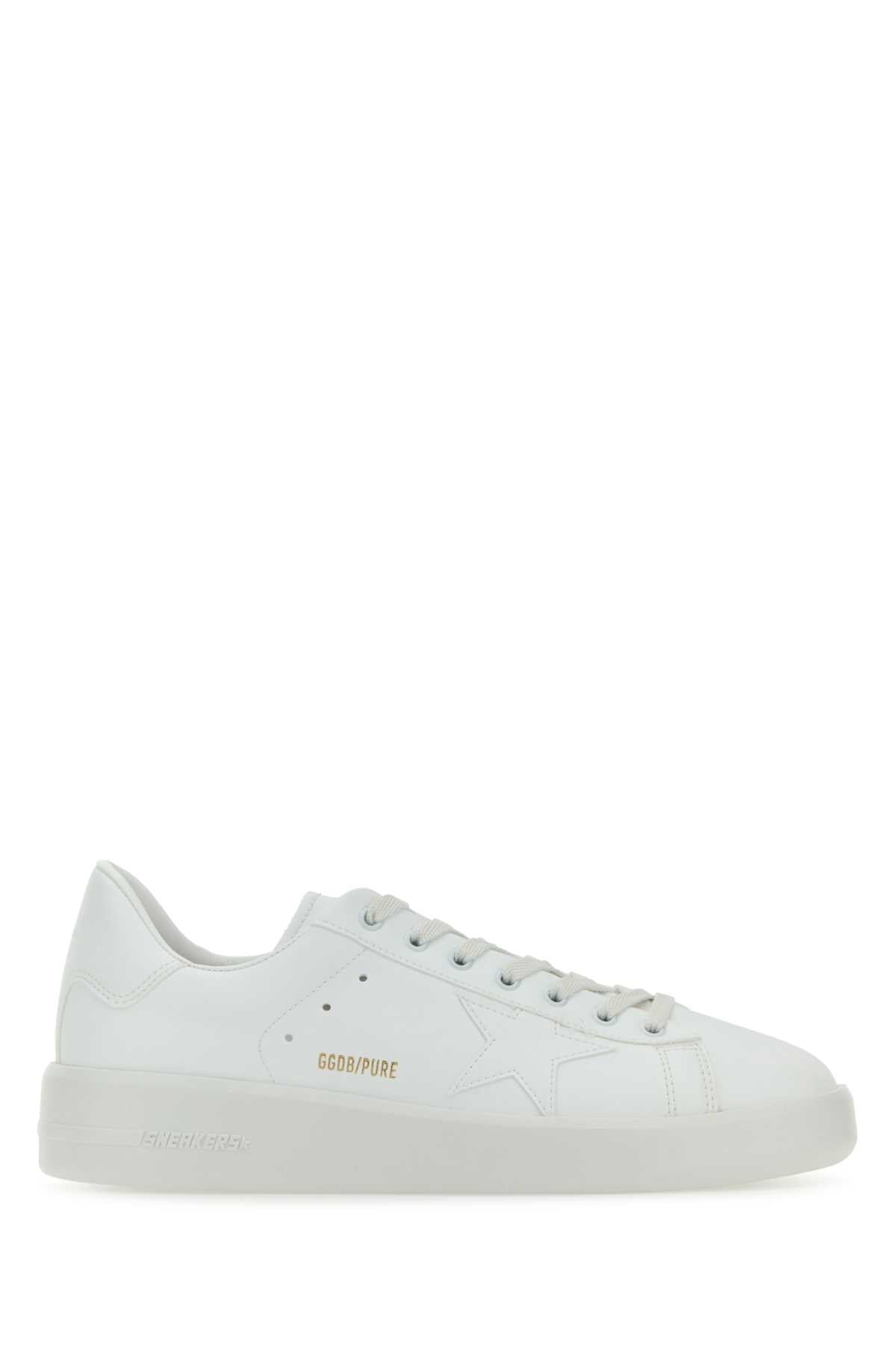 Golden Goose Deluxe Brand Men White Leather Pure New Sneakers
