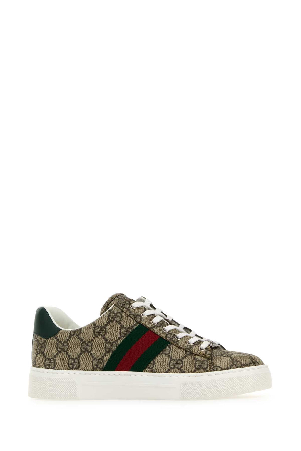 Gucci Women Gg Supreme Fabric Gucci Ace Sneakers