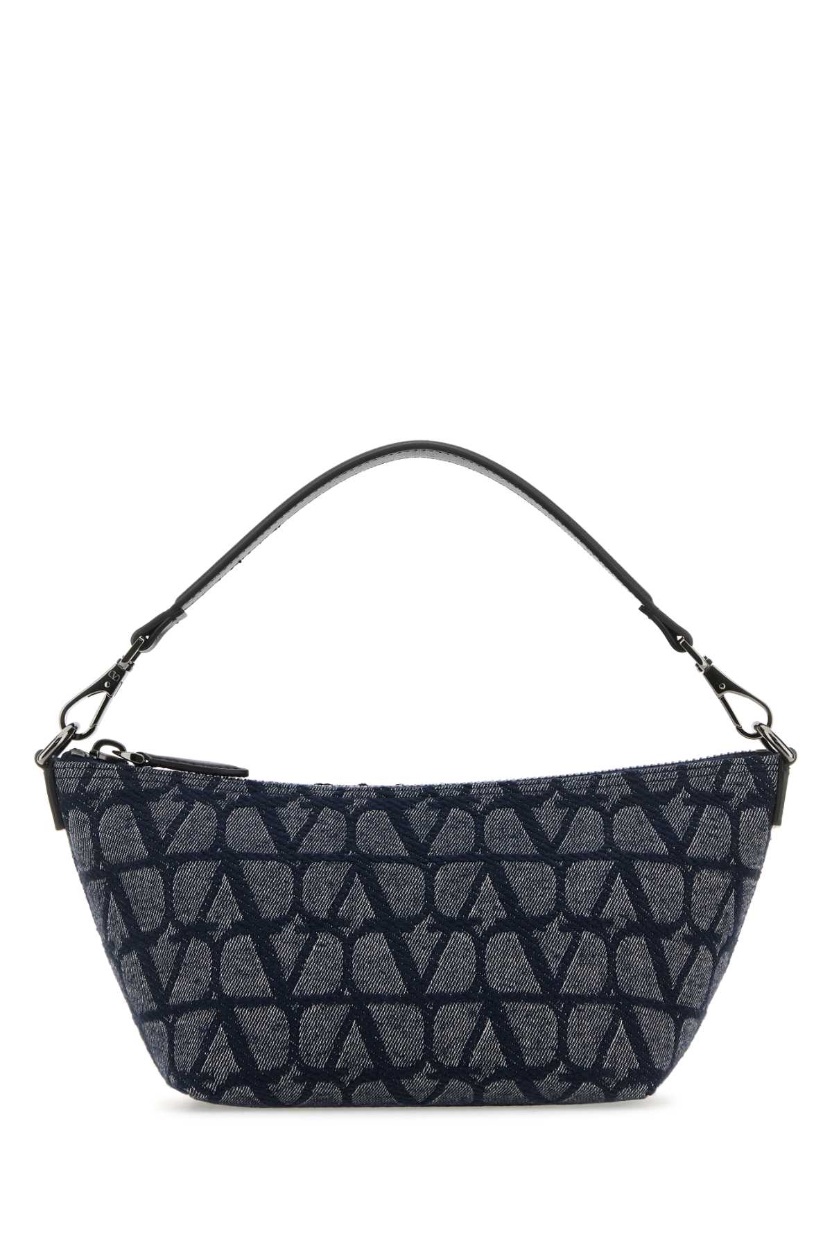 Valentino Garavani Men Blue Toile Iconographe Handbag