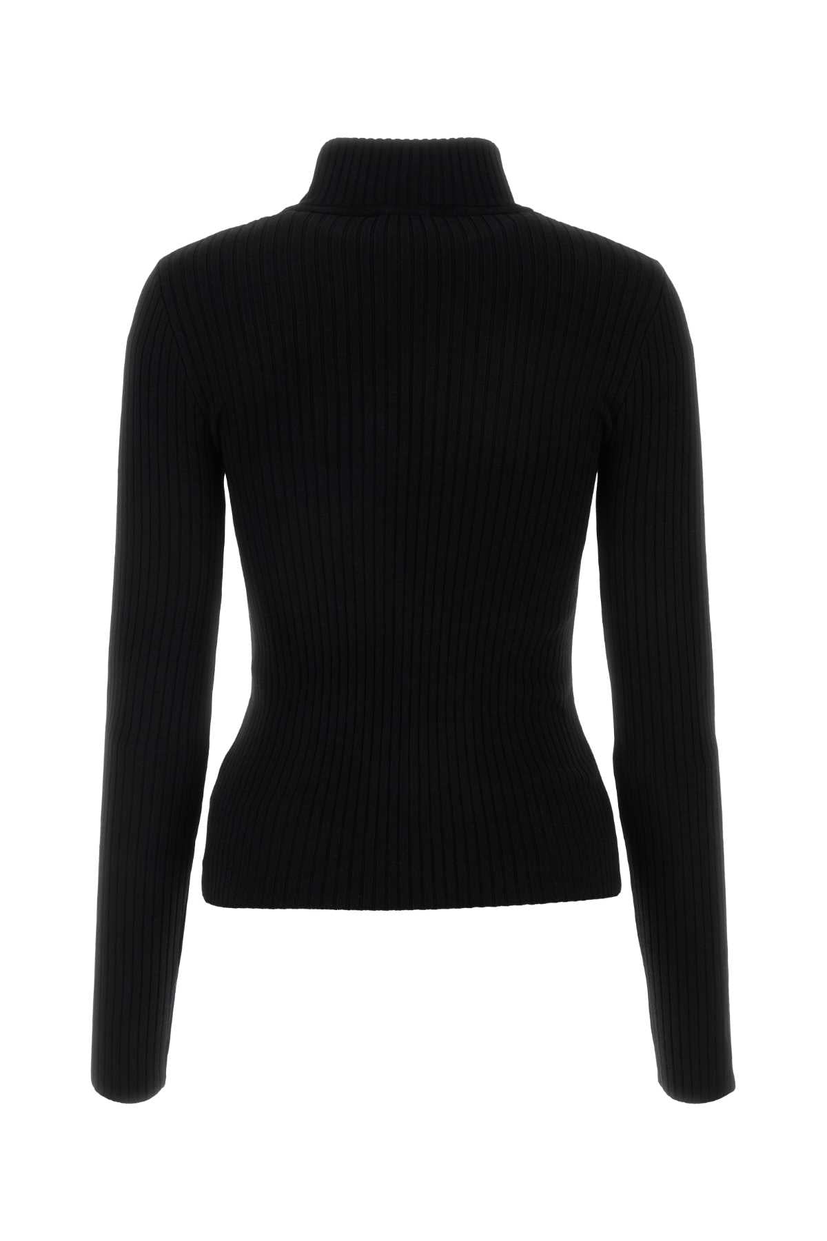 Courreges Women Black Viscose Blend Sweater