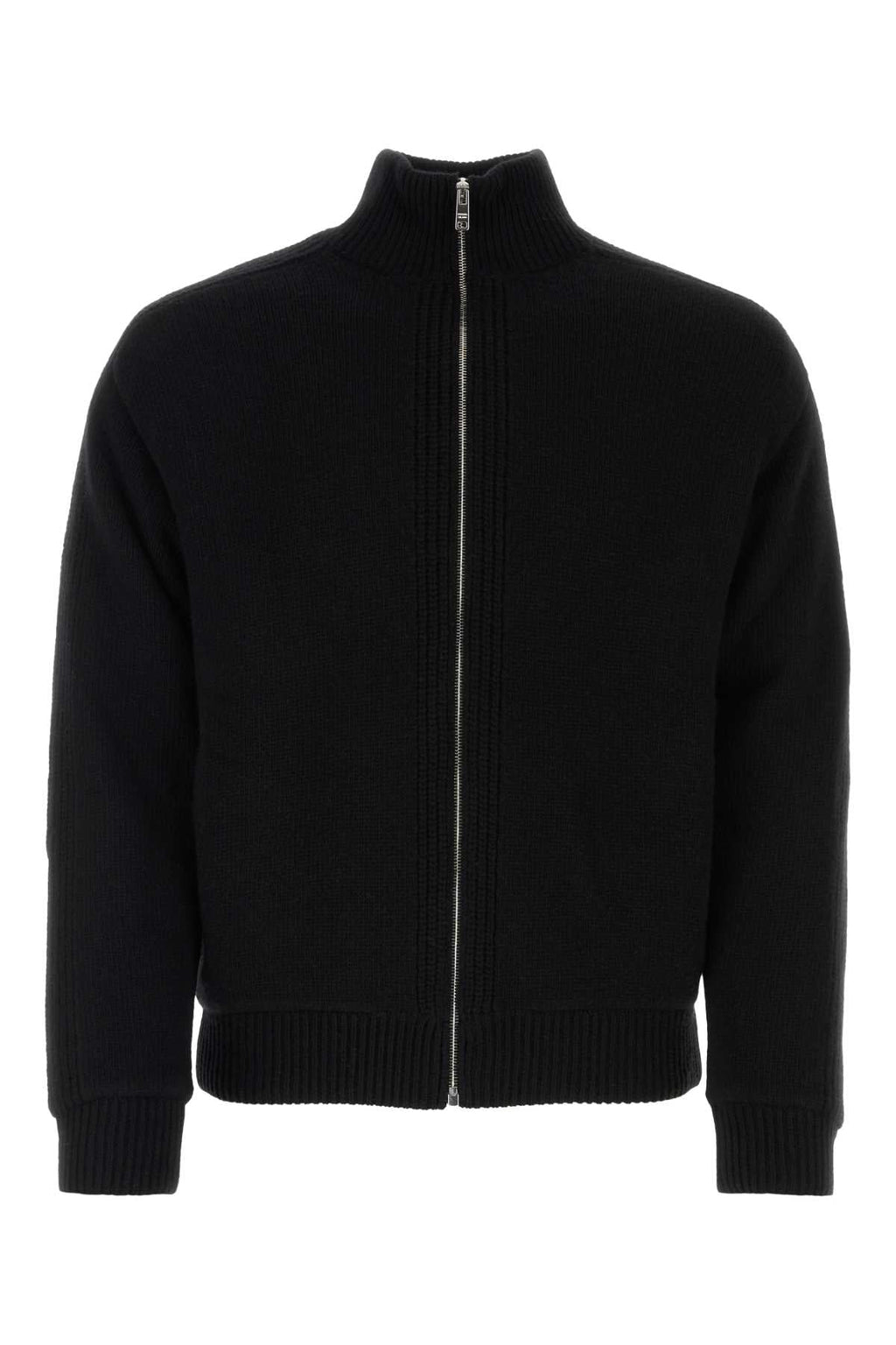 Prada Men Black Wool Blend Cardigan