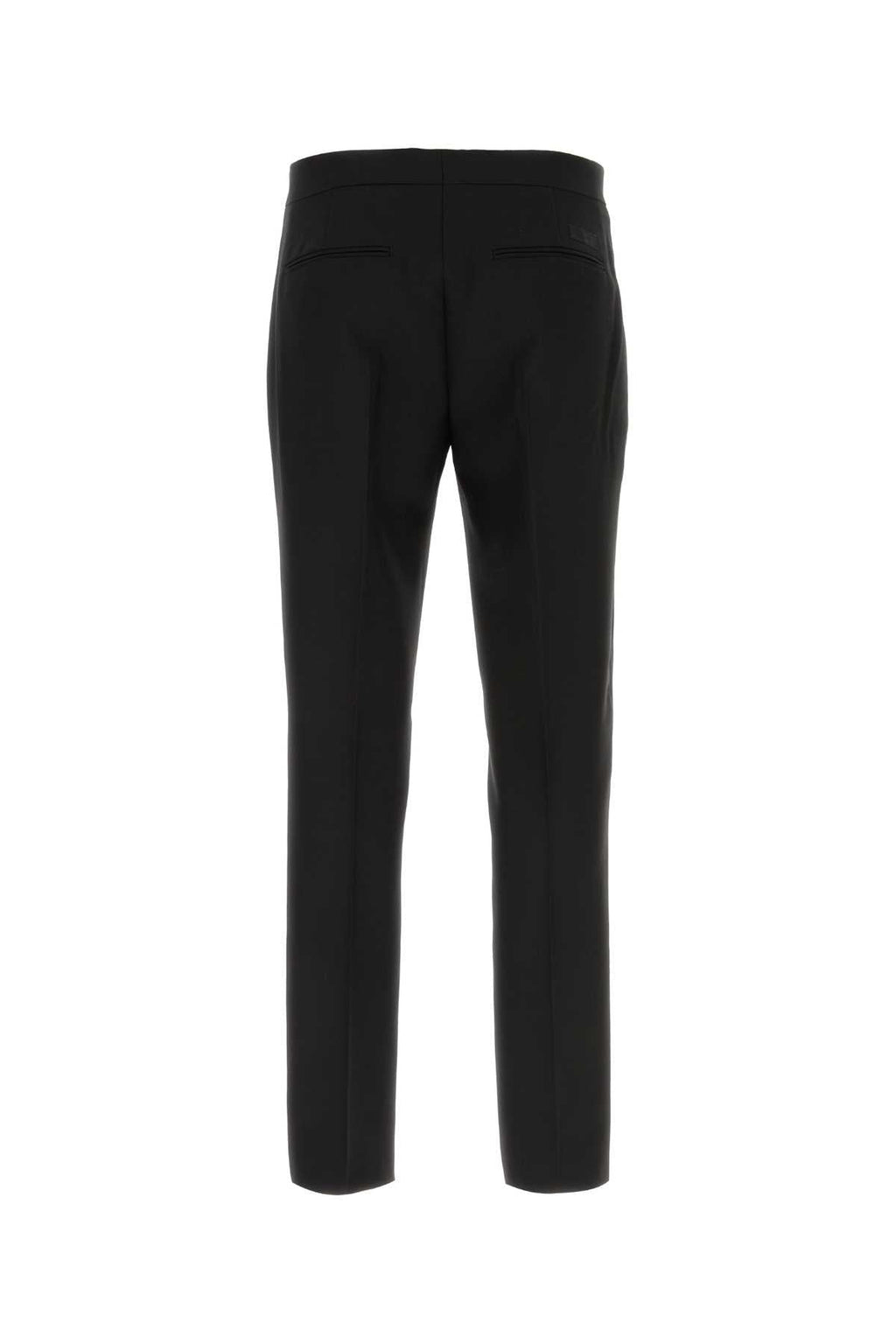 Versace Men Black Wool Blend Pant