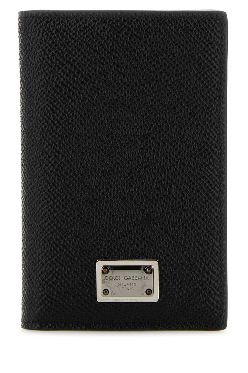 Dolce & Gabbana Men Black Leather Card Holder